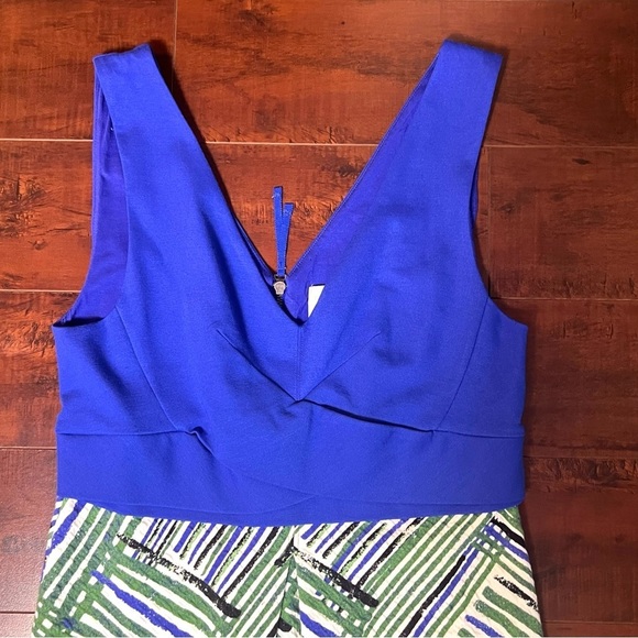 ANTHROPOLOGIE HD In Paris Ardmore A-Line Blue Green Printed Mini Dress 6 NWT - Picture 4 of 13